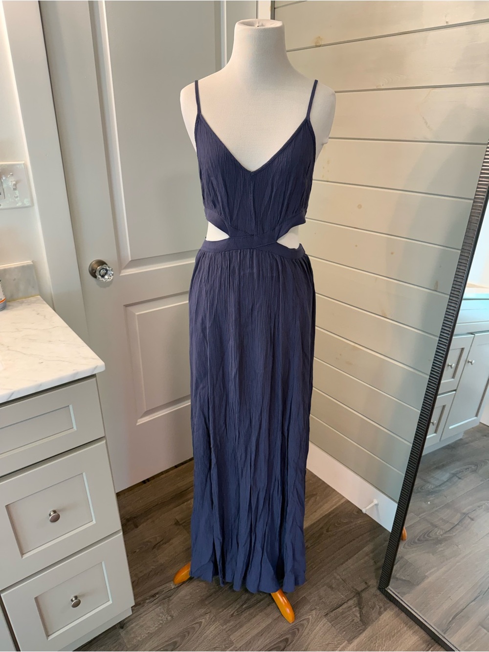 aerie Cutout Spaghetti-Strap Maxi Dress